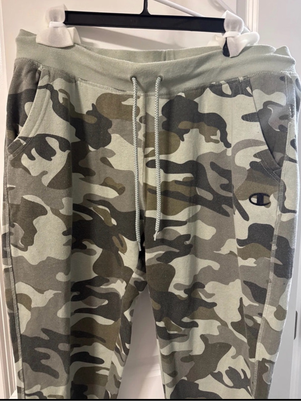 Champion Men’s Olive & Gray Camo Joggers